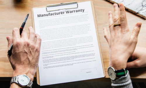Manufacturer Warranty paper